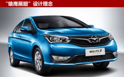 海馬M3報價4.99萬起 1.5L自然吸氣發動機