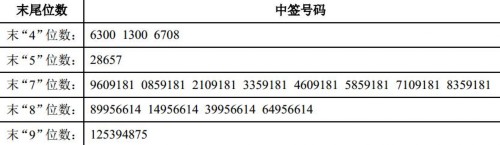 天圣制藥與頂點軟件網上申購中簽結果出爐