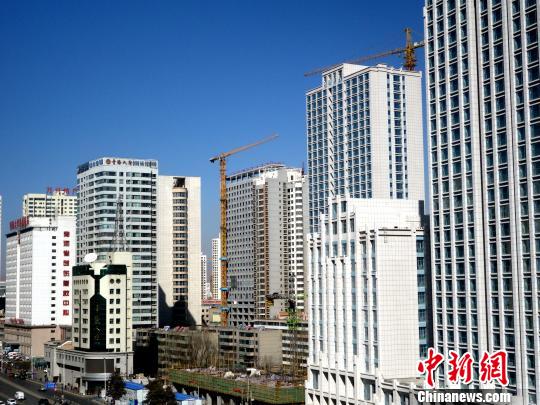 圖為西寧市新建住宅樓群一角。(資料圖) 孫睿 攝