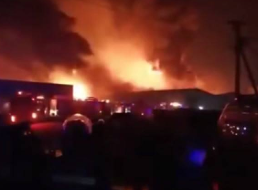 大連一化工廠爆炸
