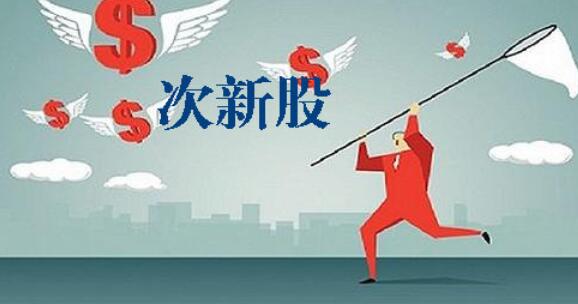 次新股票一覽表
