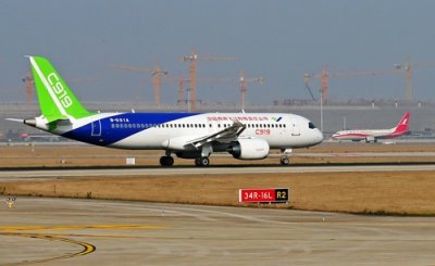 國產(chǎn)大飛機C919試飛成功