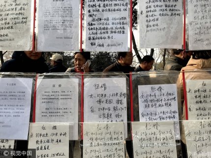 “明碼標價” 的中國式相親：標配需有房有車