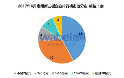 ?新三板報(bào)告 2017年6月貴州新三板企業(yè)市值排行榜發(fā)布
