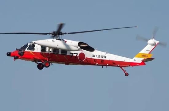 ▲日本海上自衛(wèi)隊(duì)UH-60J直升機(jī)