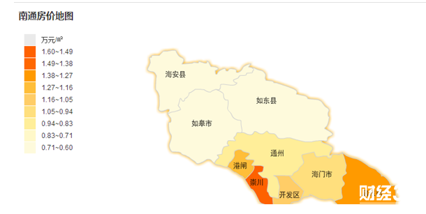 南通房價地圖