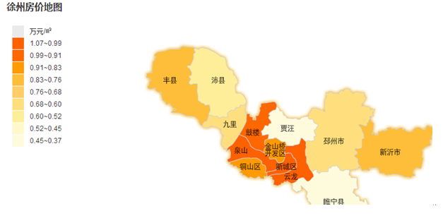徐州房價地圖