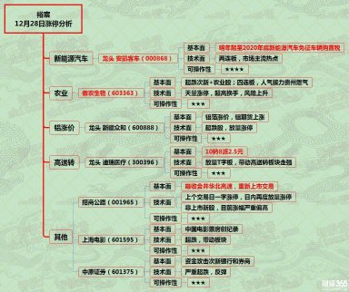 最后一個交易日了，你怎么看？--12月28日漲停分析