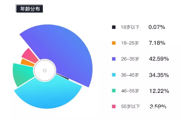 北上廣深春節返鄉置業人群年齡分布