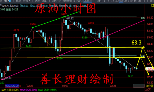 善長理財：2.28晚評黃金震蕩后依舊看空，晚間黃金原油解讀