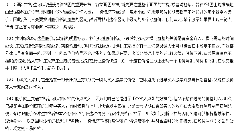 股票k線圖分析