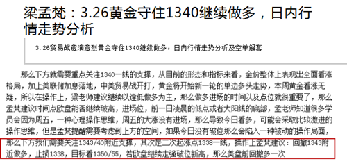 3.28黃金1338是多頭生命線，日內(nèi)行情走勢分析