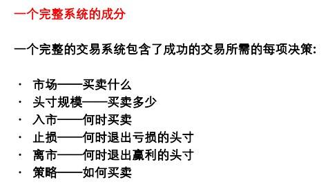 黃金交易法則