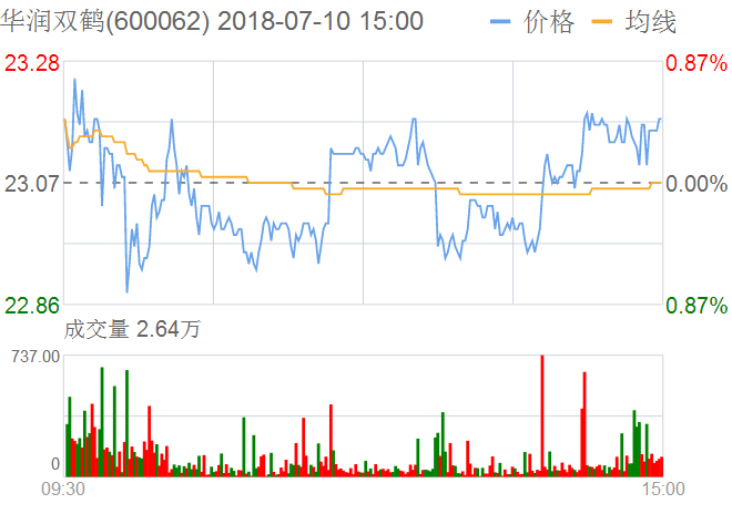 華潤雙鶴股票