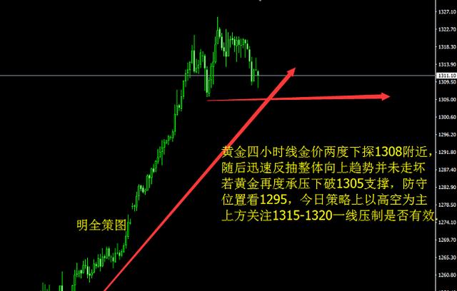 明全策：黃金風格轉換多單需謹慎，1.10黃金走勢分析